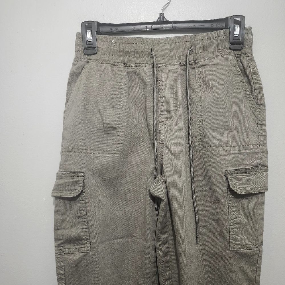 Telepatia Womens Olive Green Cargo Jogger Pants Size 27 - Picture 2 of 7